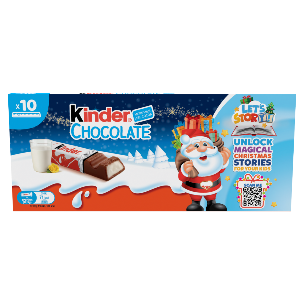 Kinder Chocolate 10 Wrapped Small Bars 125g