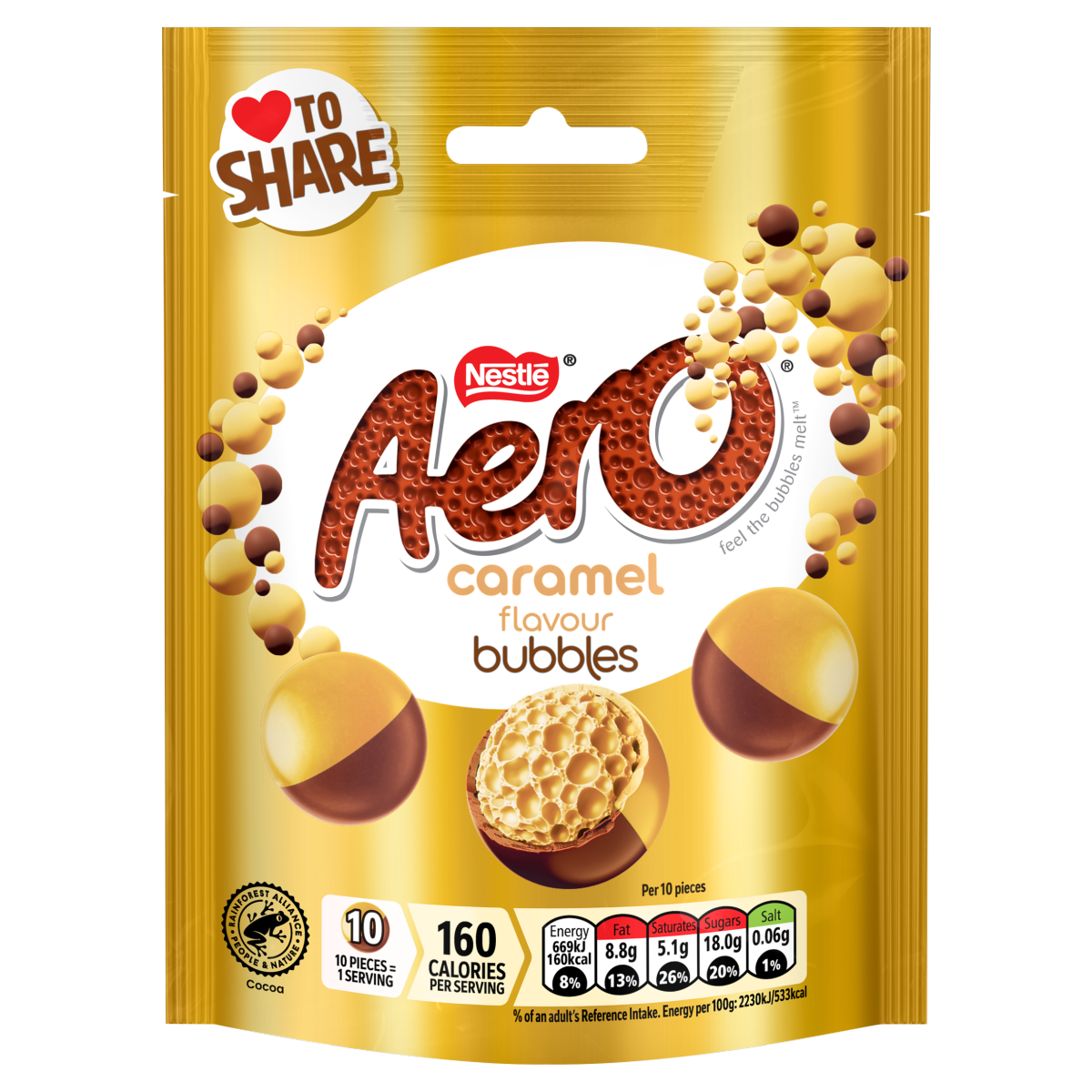 Aero Bubbles Milk Chocolate 92g