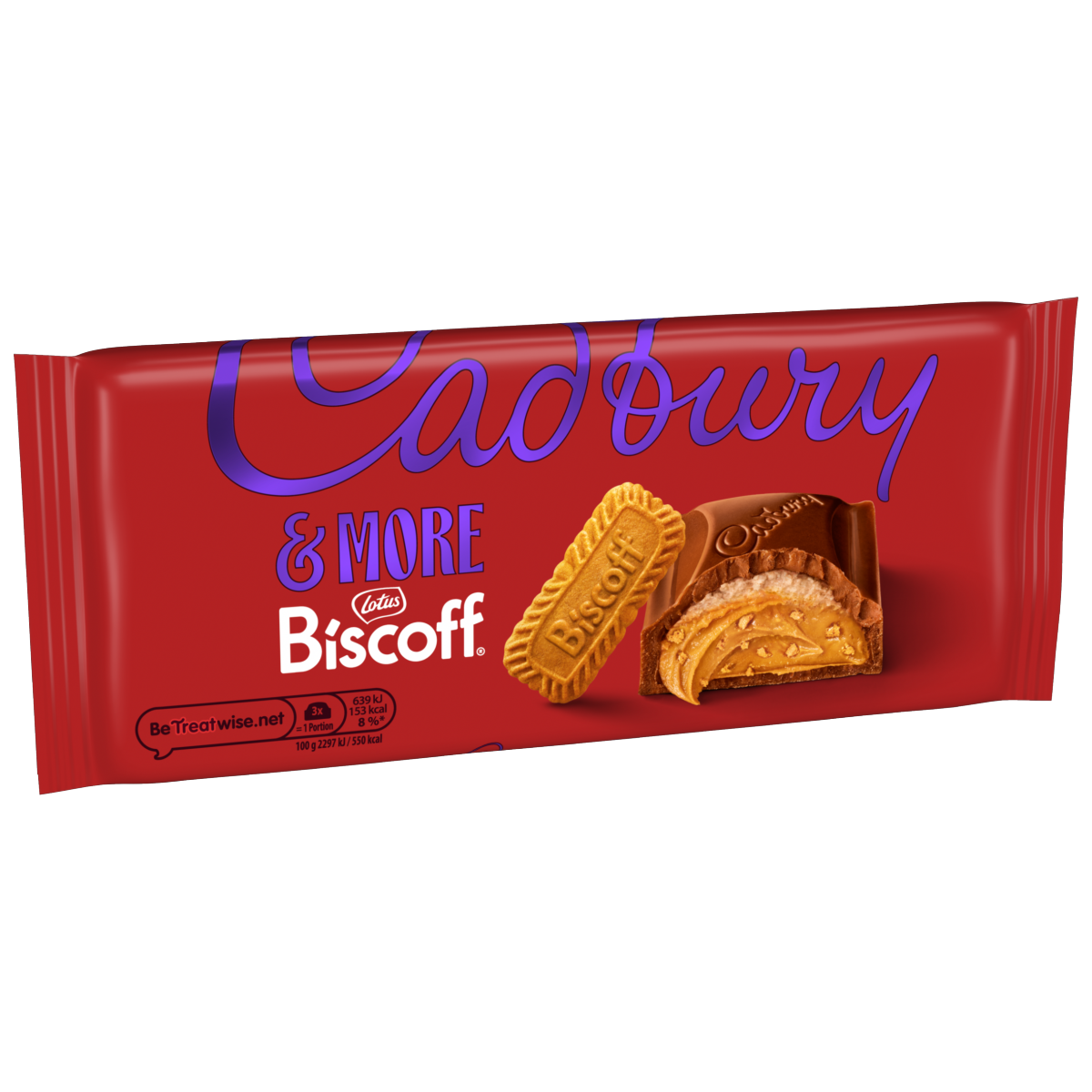 Cadbury &More Biscoff Chocolate Bar 195 g