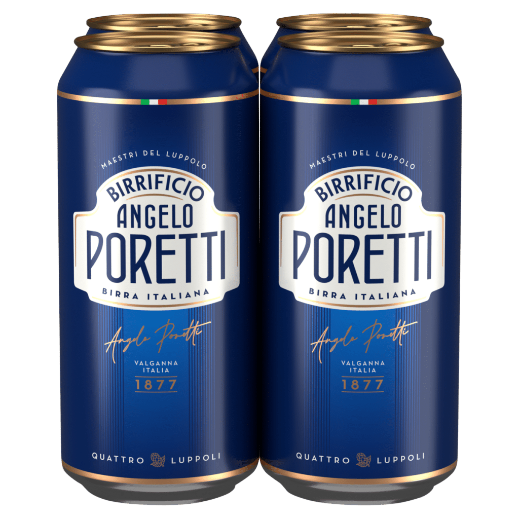 Birrificio Angelo Poretti Premium Lager Beer 4 x 440ml Cans