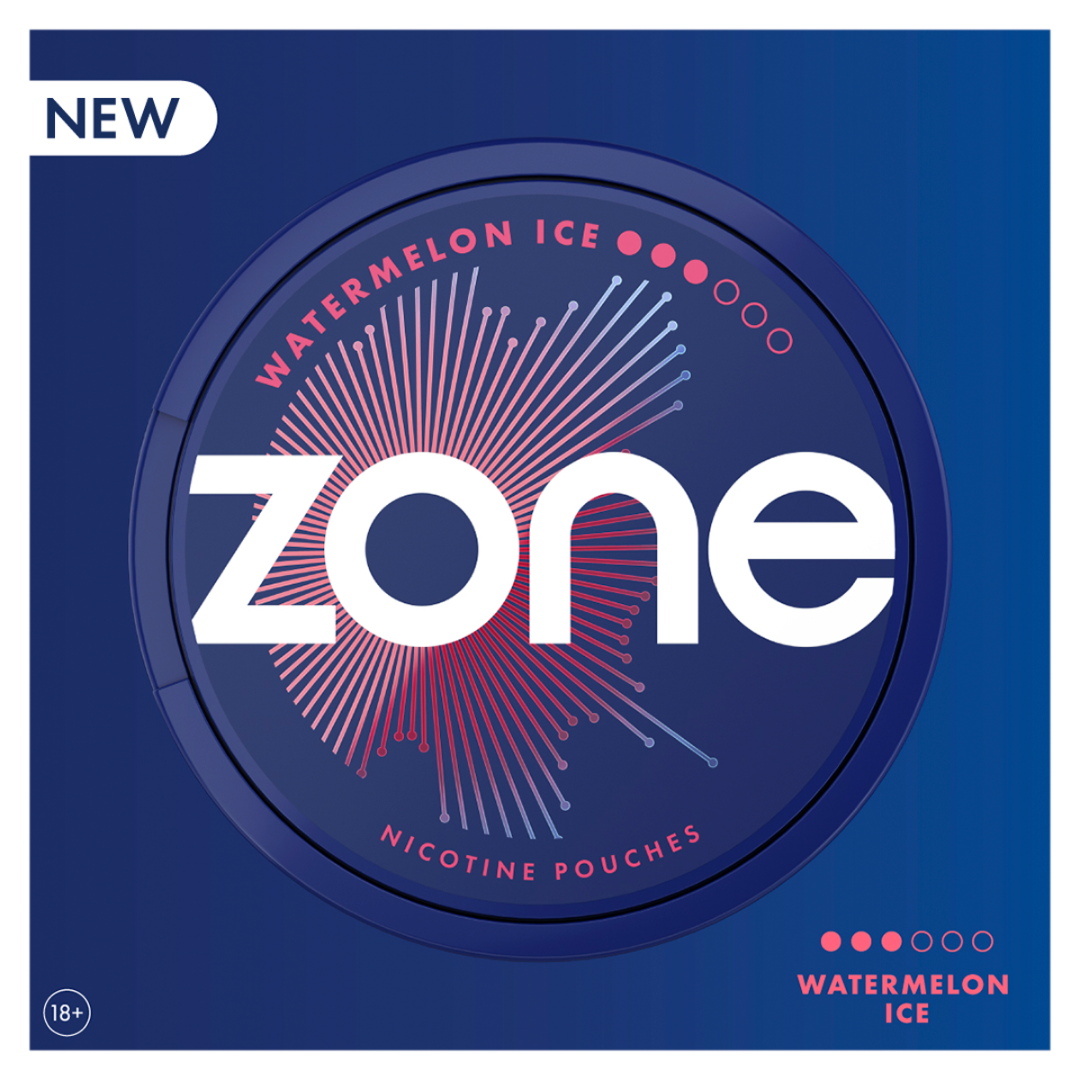 Zone Watermelon Ice Nicotine Pouches 10mg
