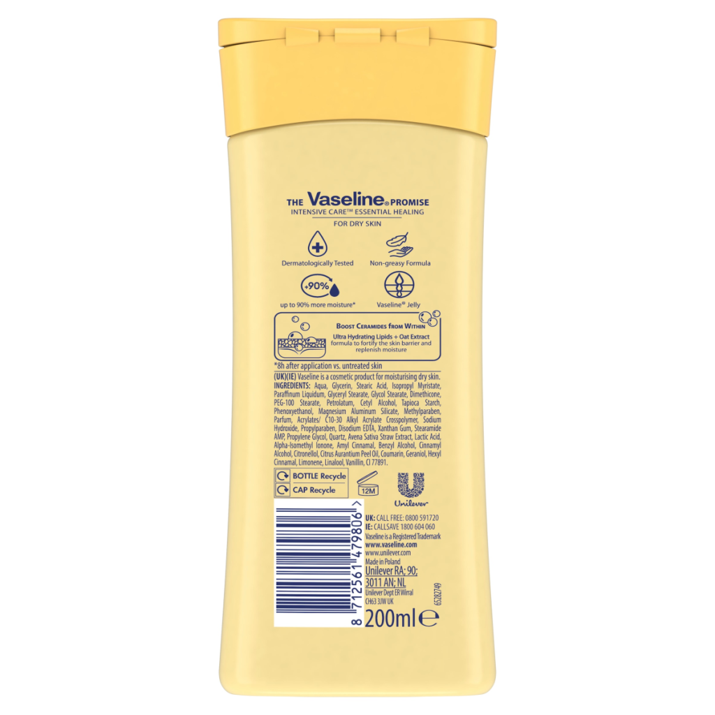 Vaseline Intensive Care Essential Healing Body Lotion 200 ml