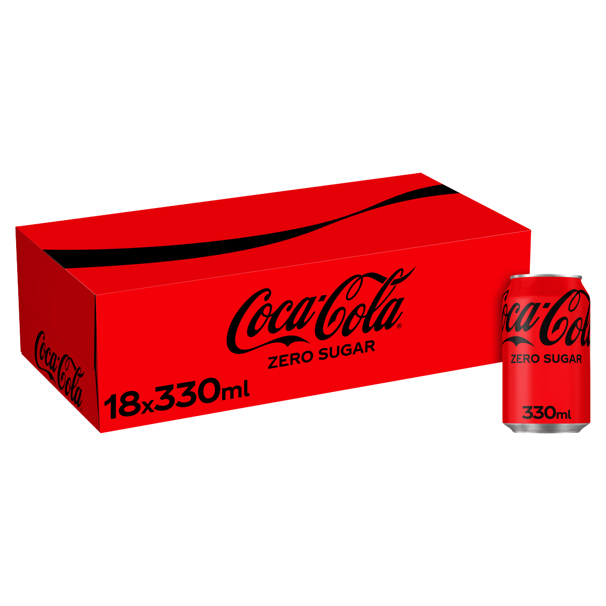 Coca-Cola Zero Sugar 18 x 330ml Cans