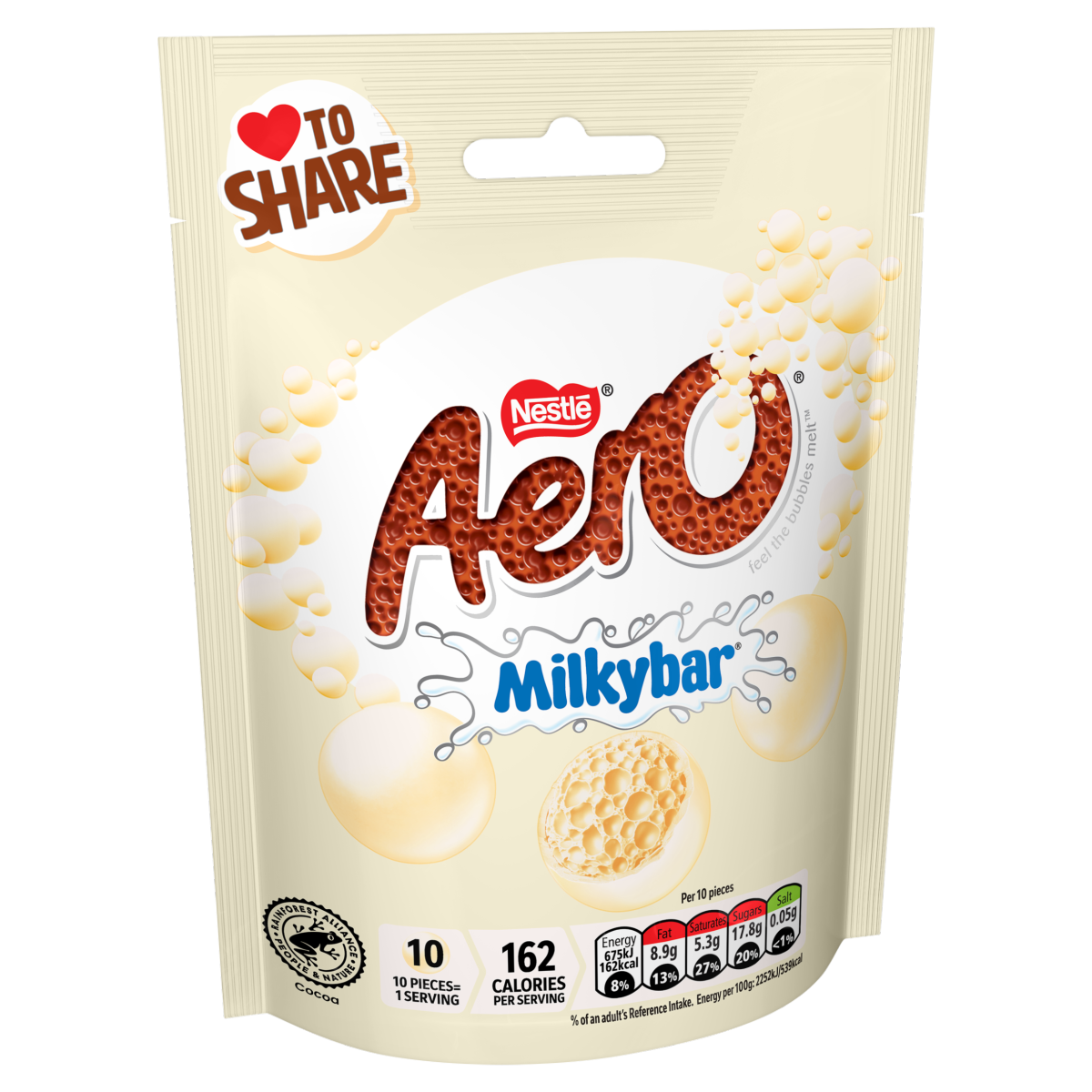 Aero Bubbles Milk Chocolate 92g