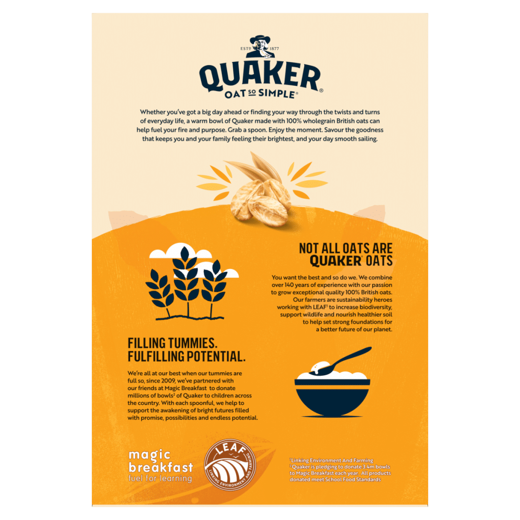 Quaker Oat So Simple Golden Syrup Family Pack Porridge Sachets 20x36g