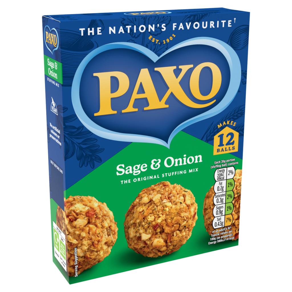 Paxo Sage & Onion The Original Stuffing Mix 170g
