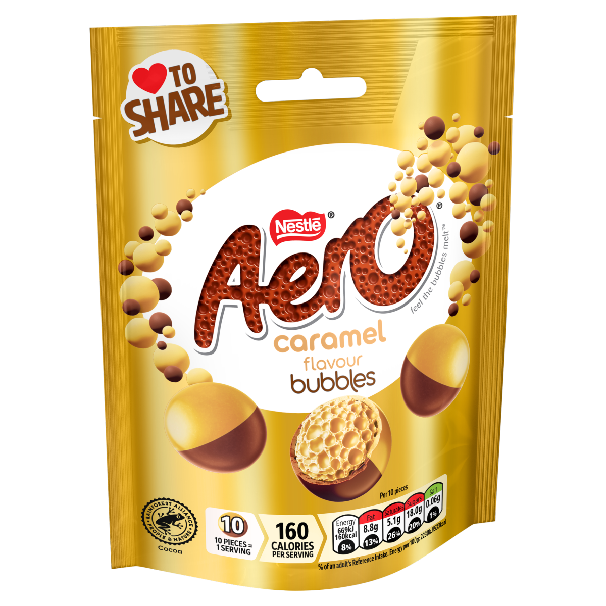 Aero Bubbles Milk Chocolate 92g
