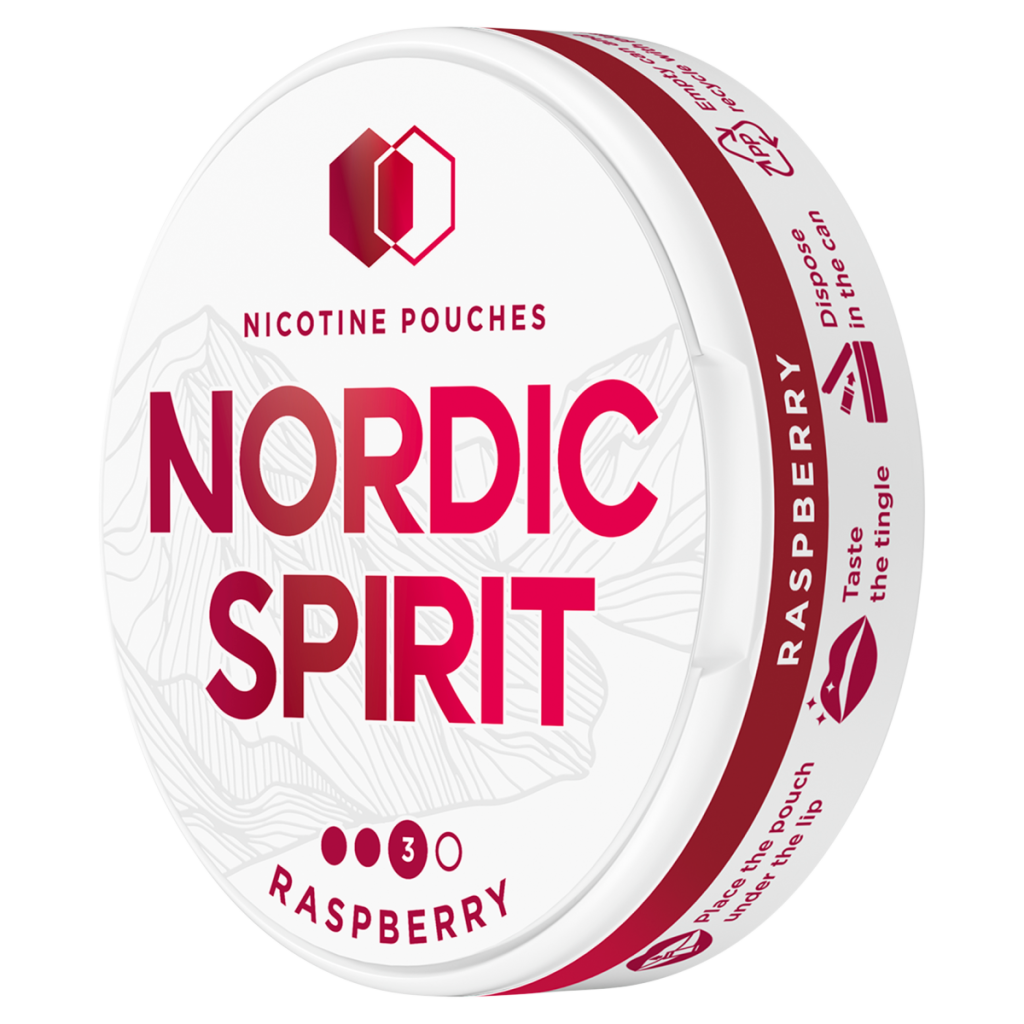 Nordic Spirit Raspberry Strong Nicotine Pouches