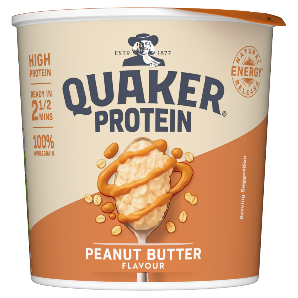 Quaker Oats High Protein Peanut Butter Porridge Pot 58g