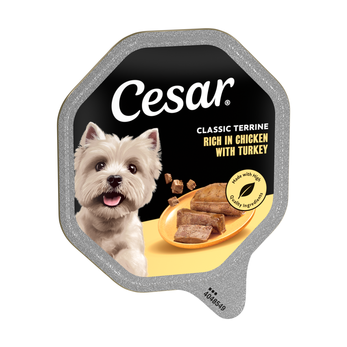 Cesar Classic Terrine Wet Dog Food tray Chicken & Turkey in Loaf 150g