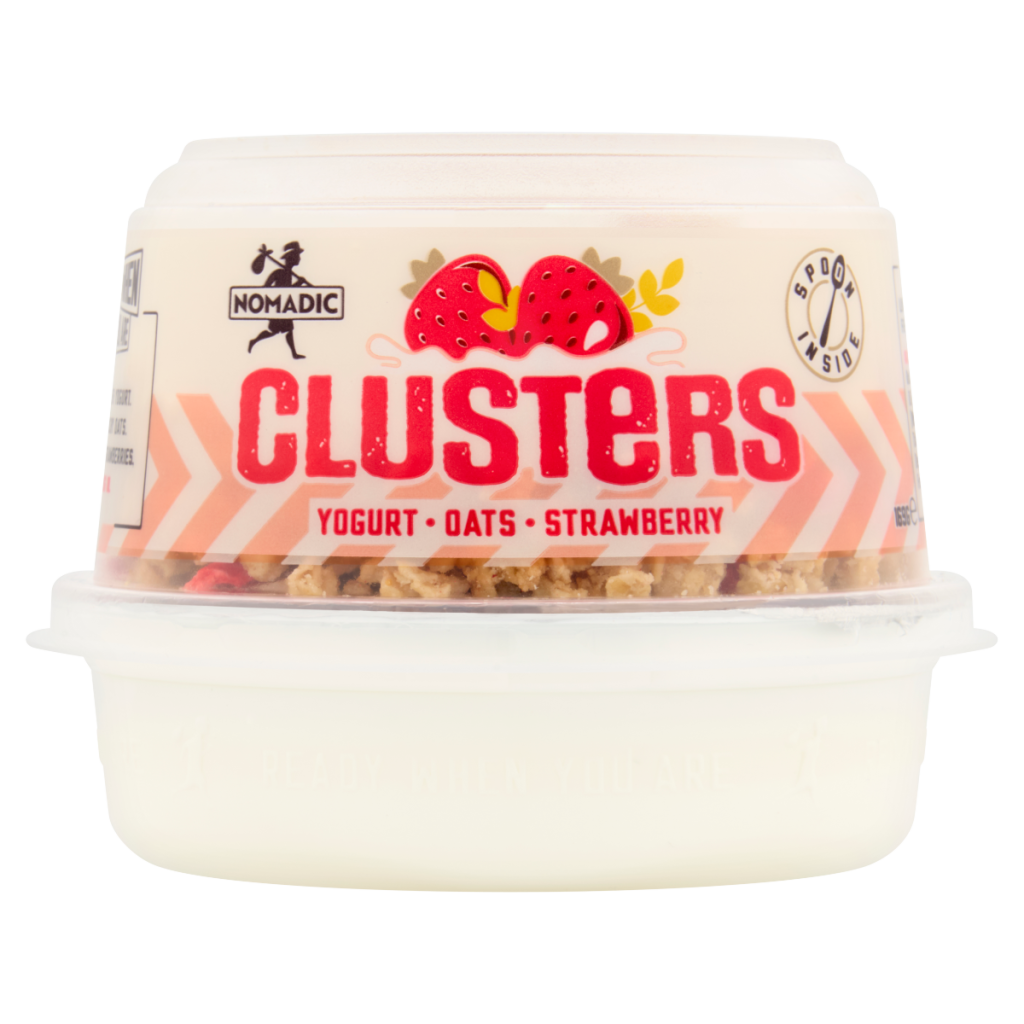 Nomadic Clusters Yogurt & Oats & Strawberry 169g