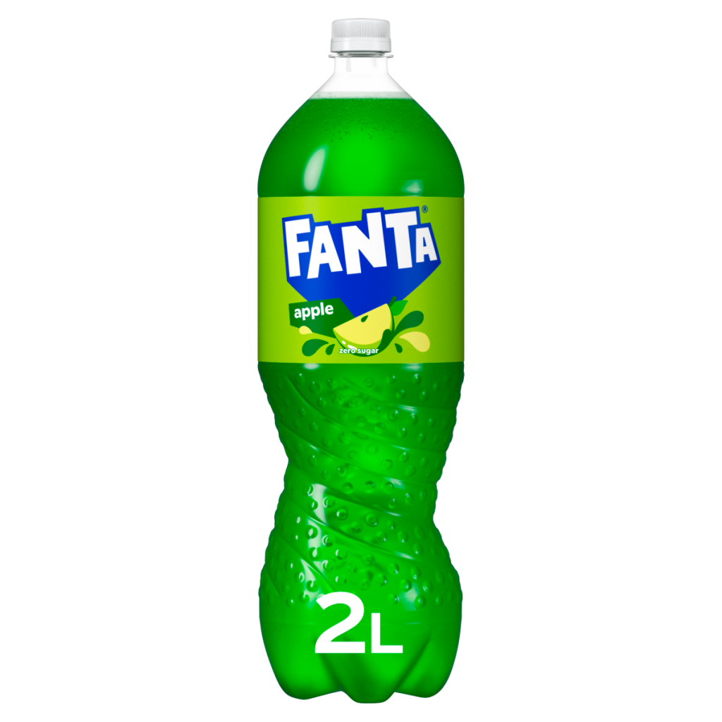 Fanta Apple Zero 2L Bottle