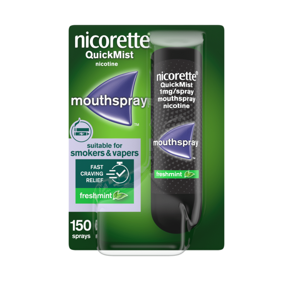 Nicorette Quickmist Freshmint Mouthspray 1 Unit, Quit Vaping Aid