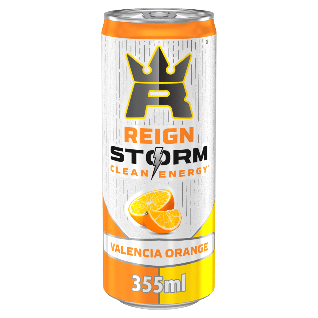 Reign Storm Valencia Orange Clean Energy Drink 355ml Can