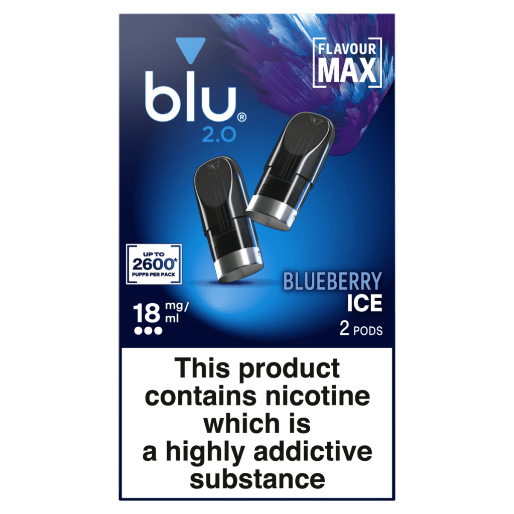 blu 2.0 Blueberry Ice Pods 18mg/ml
