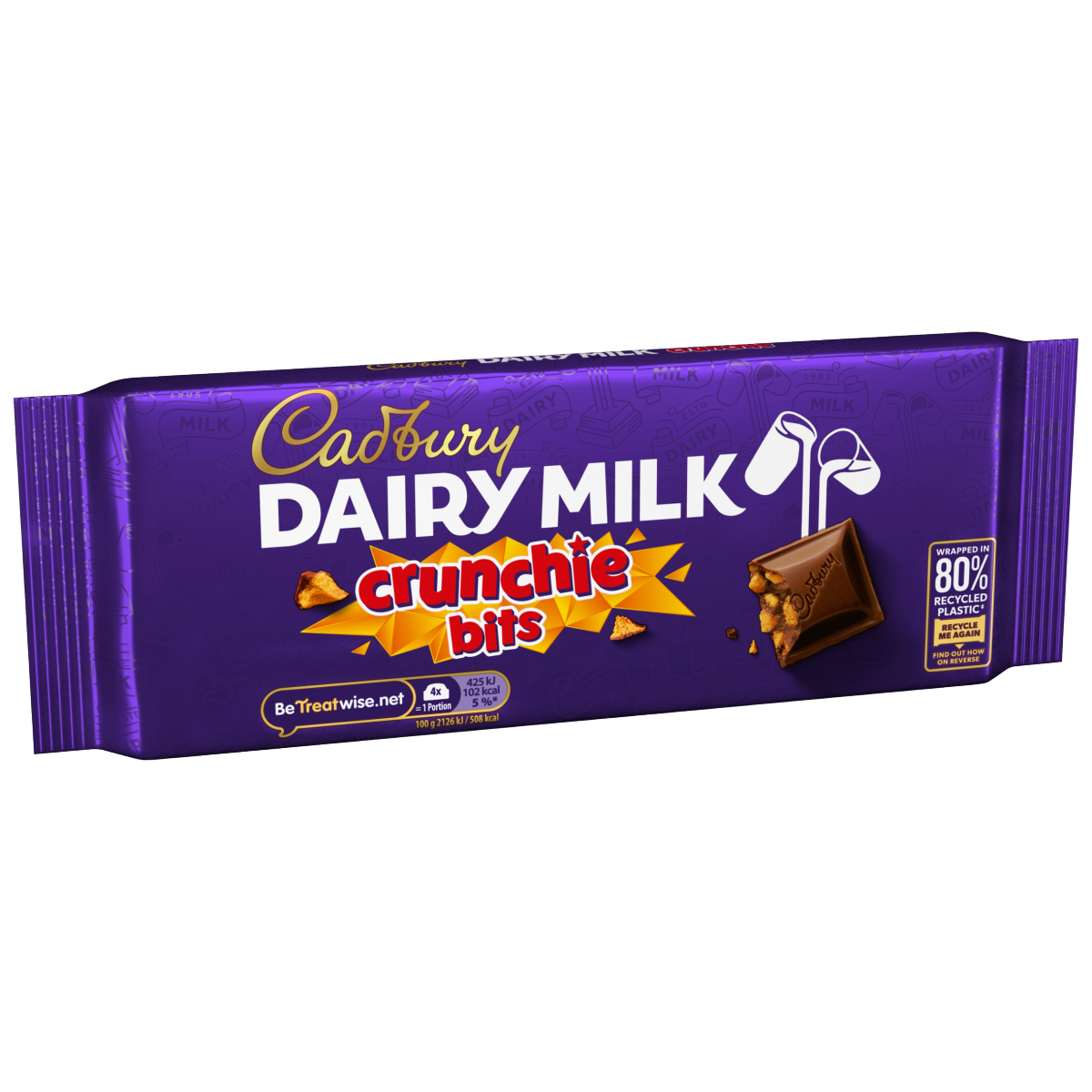 Cadbury Dairy Milk Crunchie Bits Chocolate Bar 180 g