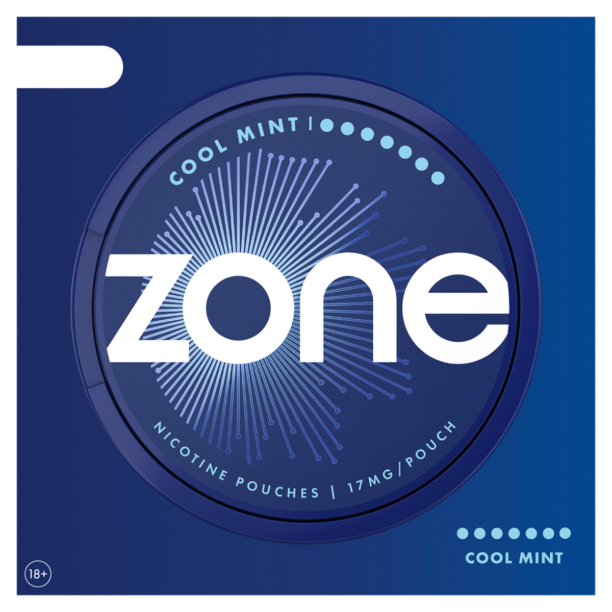 Zone Cool Mint Nicotine Pouches 17mg/Pouch