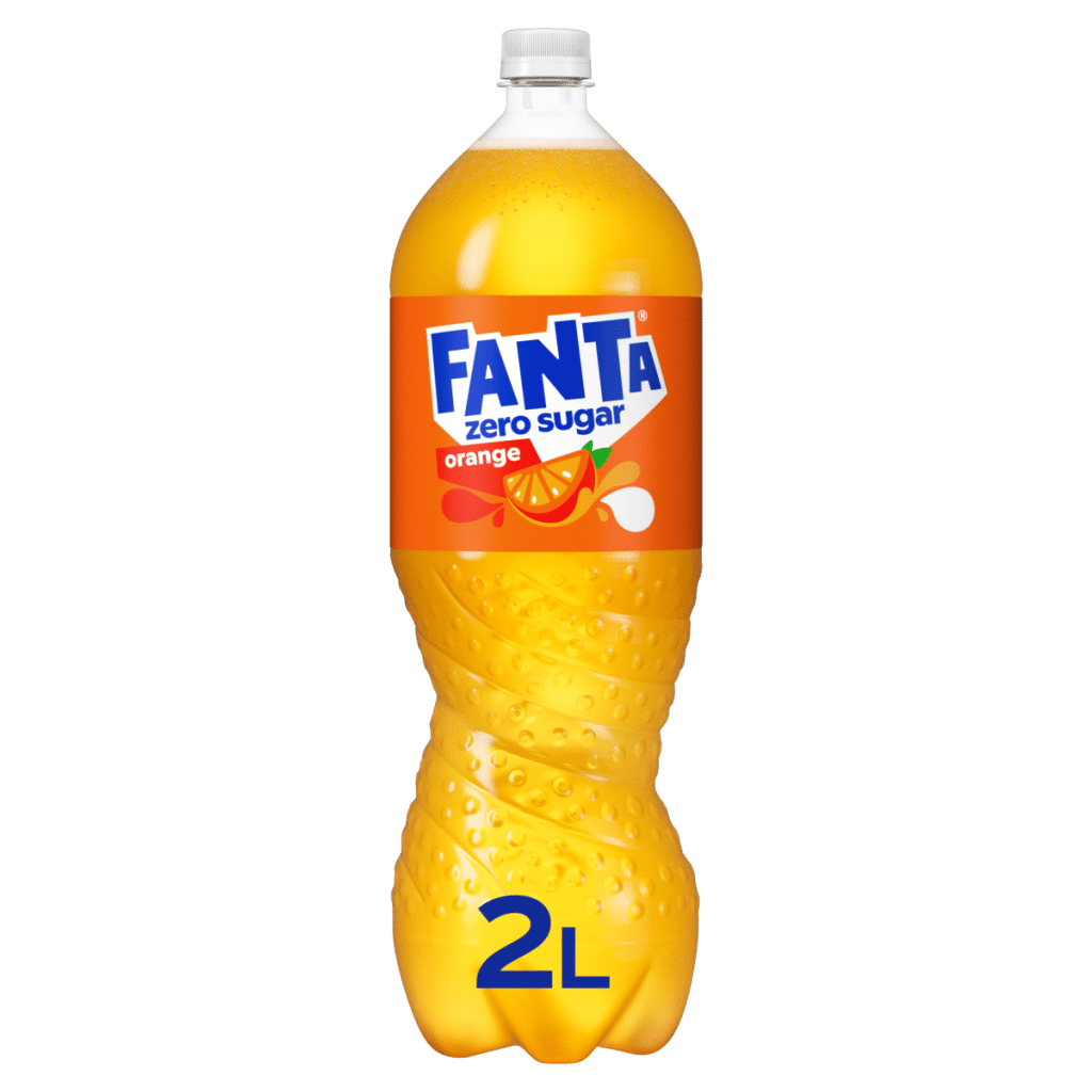 Fanta Orange Zero 2L Bottle