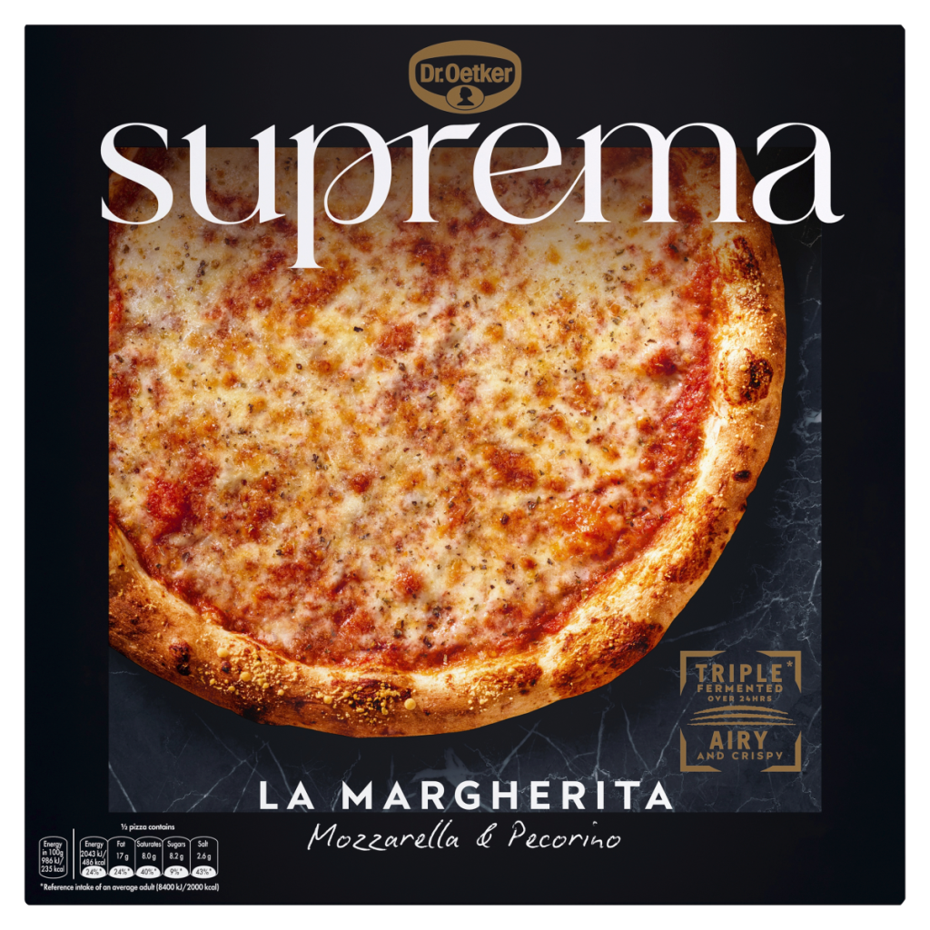 Dr. Oetker Suprema La Margherita Mozzarella & Pecorino Pizza 414g