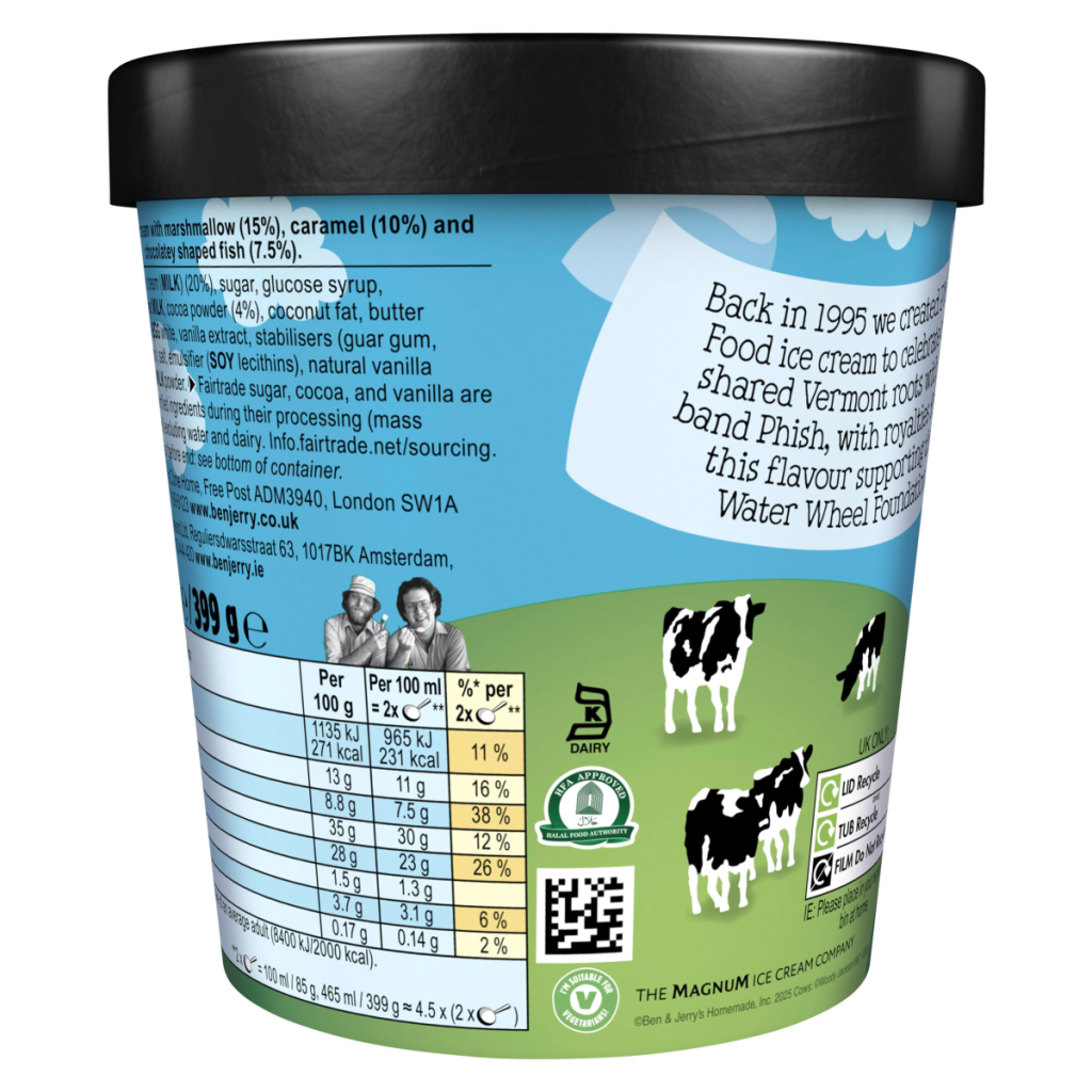 Ben & Jerry’s Phish Food Ice Cream Tub 465 ml