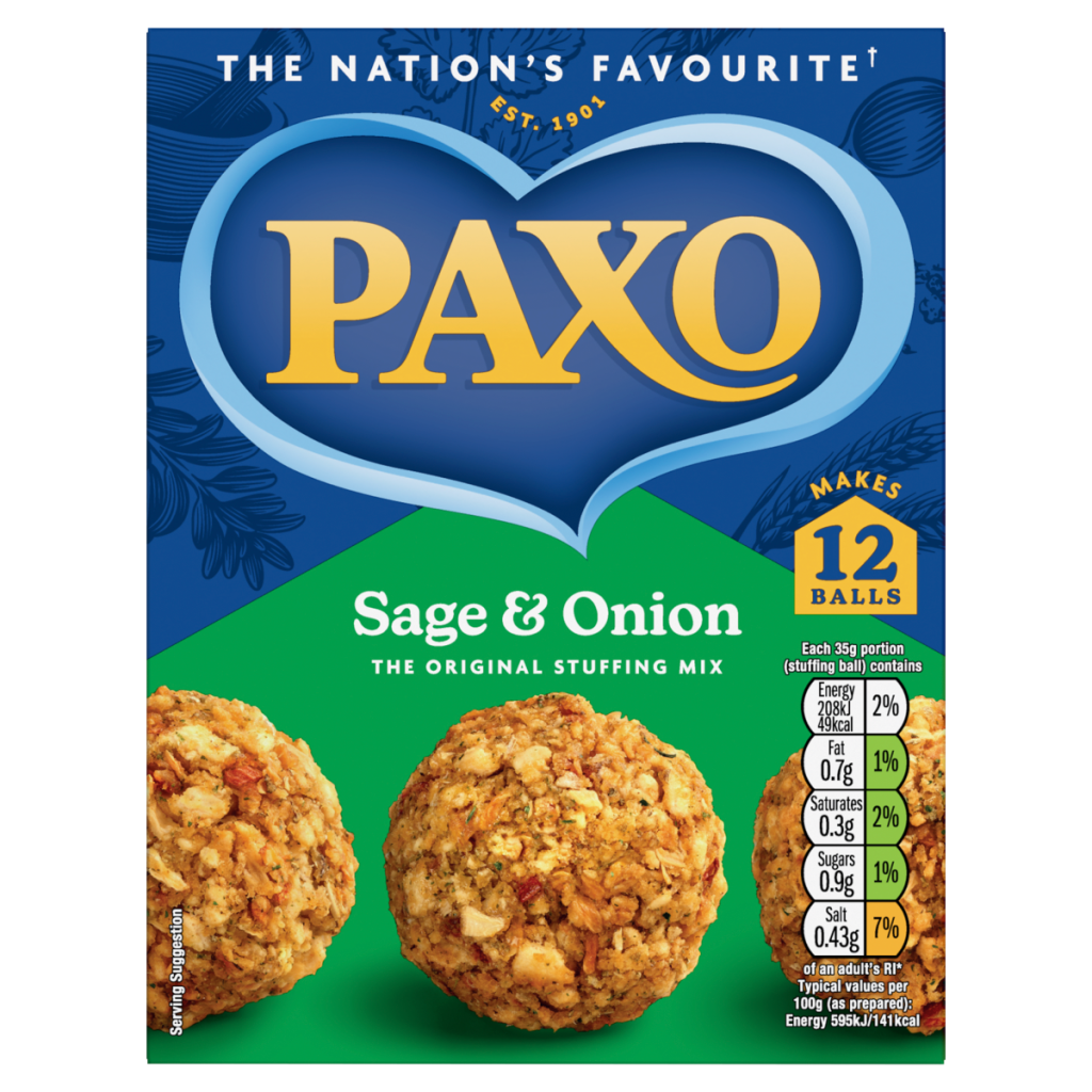 Paxo Sage & Onion The Original Stuffing Mix 170g
