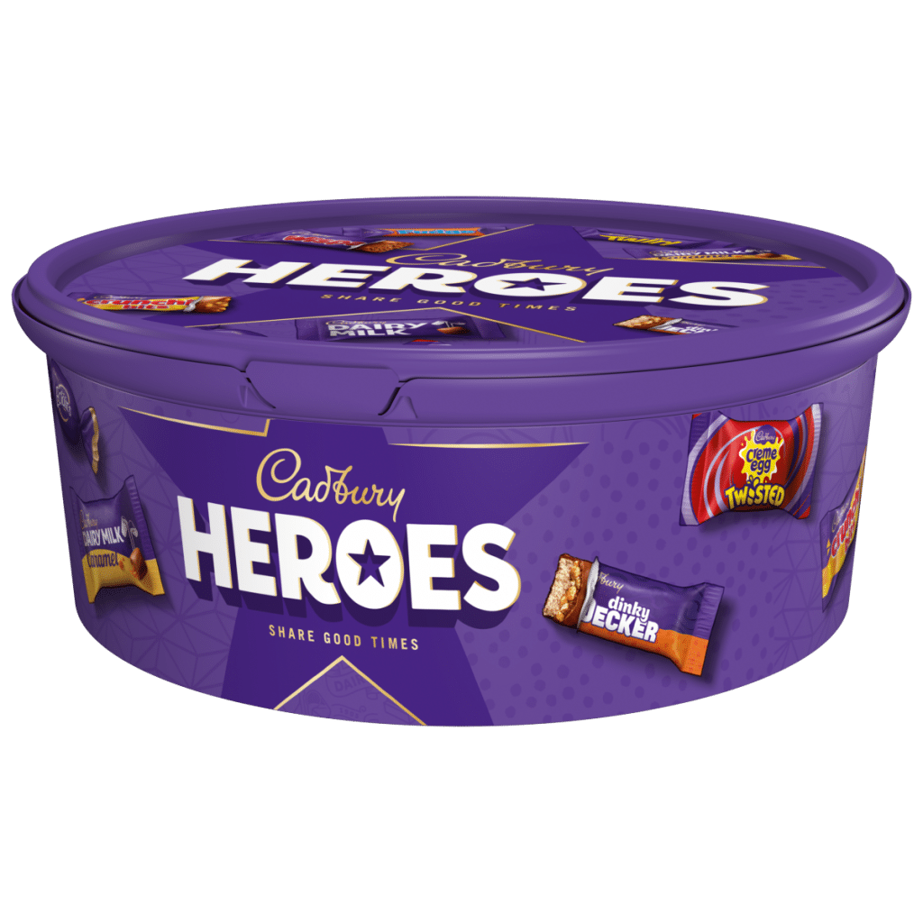 Cadbury Heroes Chocolate Assortment Sharing Tub 550 g