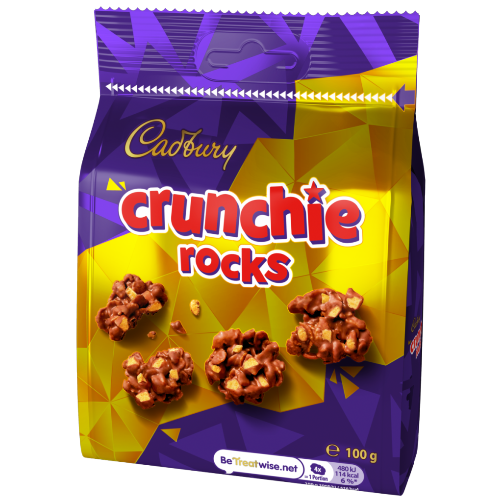 Cadbury Crunchie Rocks Chocolate Bag 100g