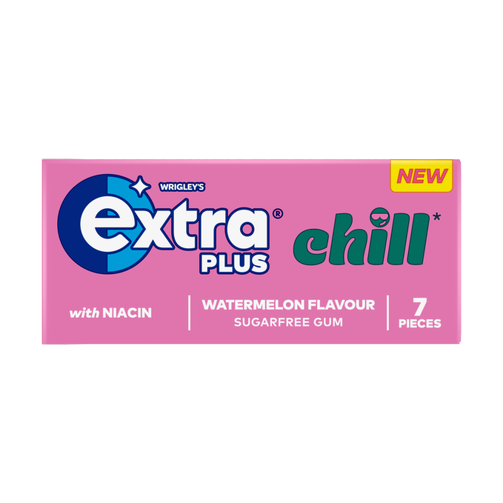 Extra Plus Chill Watermelon Flavour Chewing Gum 7 Pieces