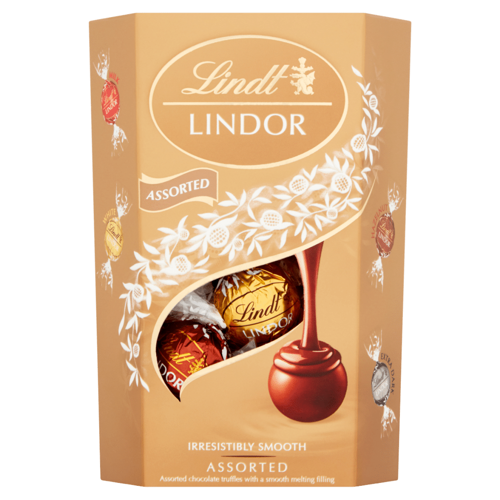 Lindt Lindor Assorted Chocolate Truffles Box 200g
