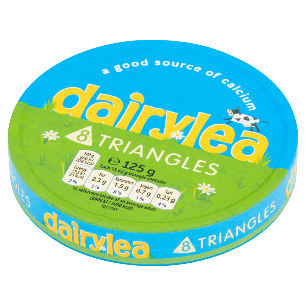 Dairylea Cheese Spread Triangles 8 Pack Multipack 125 g