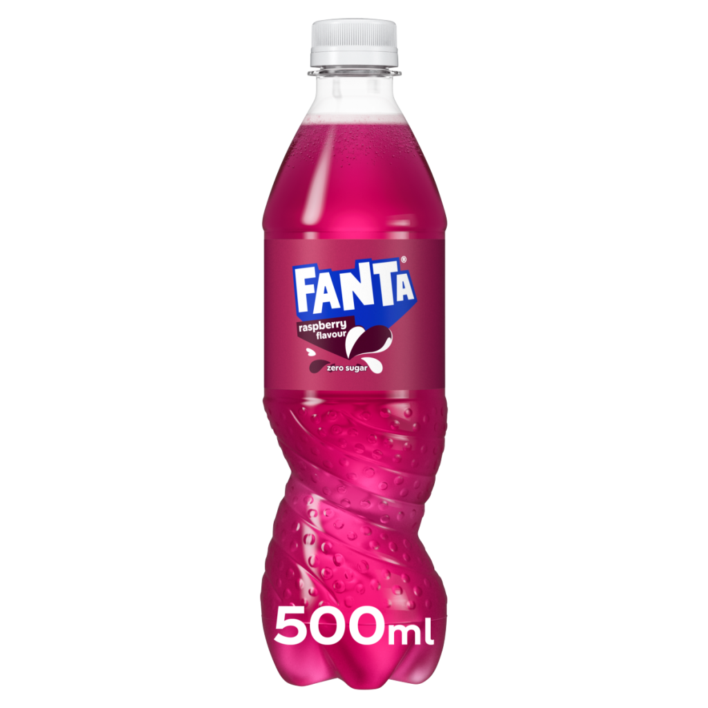 Fanta Raspberry Zero 500ml Bottle