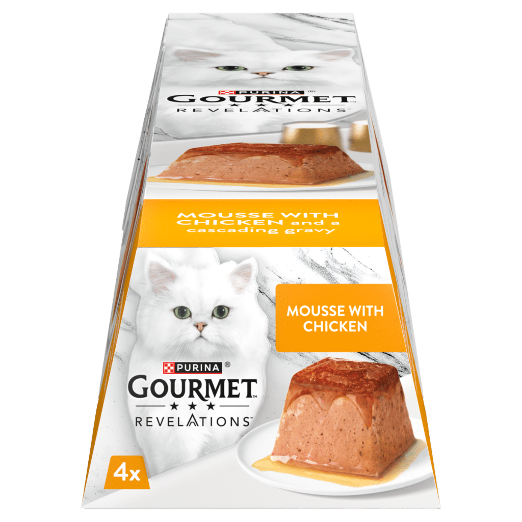 GOURMET Revelations Mousse Chicken Wet Cat Food 4x57g