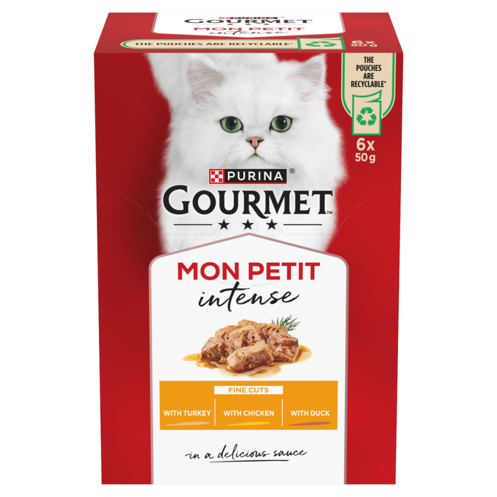 GOURMET Mon Petit Intense Duck, Chicken, Turkey Wet Cat Food 6x50g