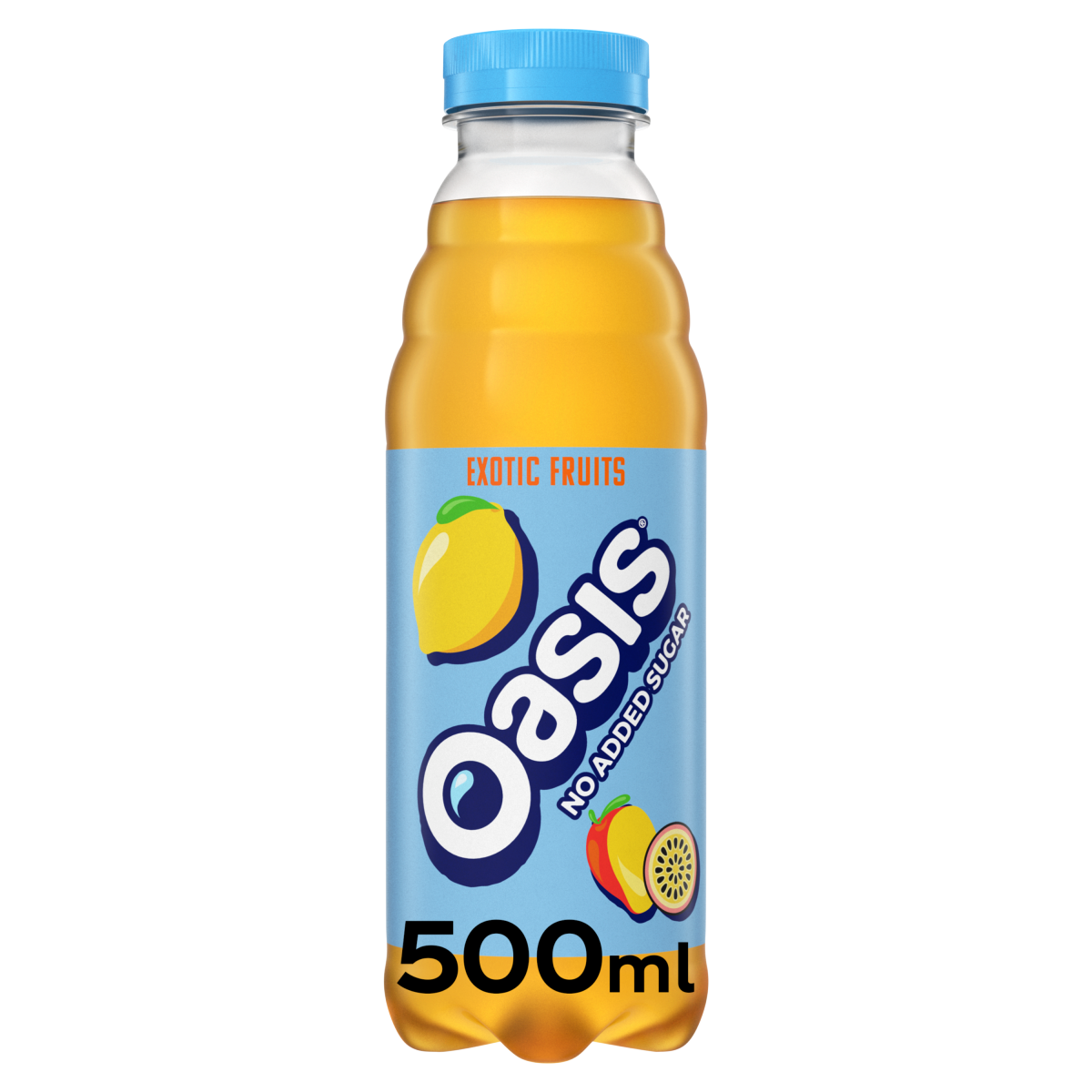 Oasis Exotic Fruits No Added Sugar 500ml Bottle