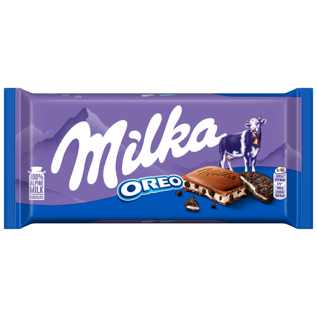 Milka with Oreo Chocolate Bar 100g