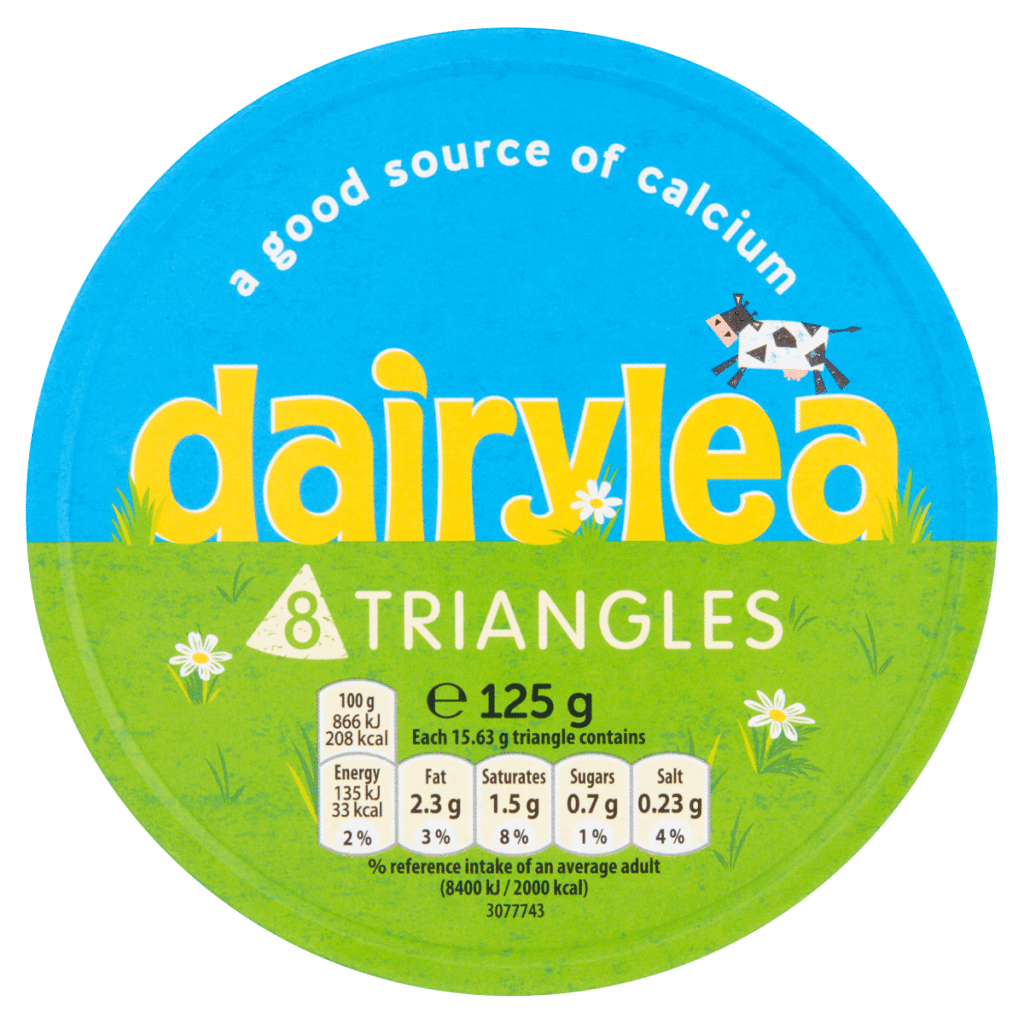 Dairylea Cheese Spread Triangles 8 Pack Multipack 125 g