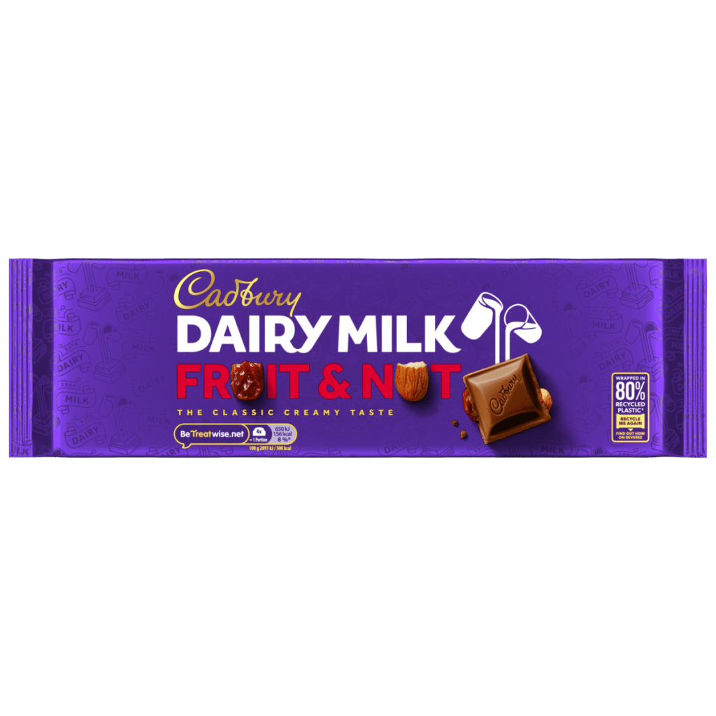 Cadbury Dairy Milk Fruit and Nut Chocolate Bar 280 g