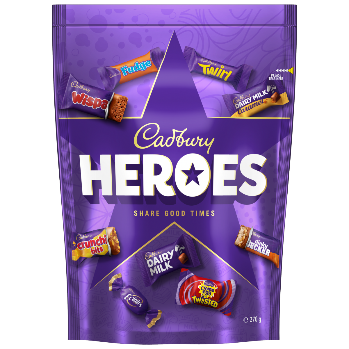 Cadbury Heroes Chocolate Pouch 270 g