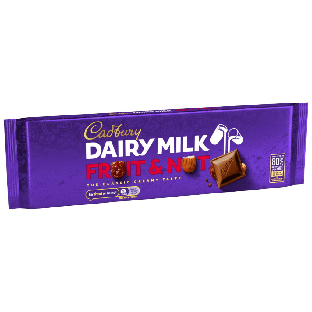 Cadbury Dairy Milk Fruit and Nut Chocolate Bar 280 g