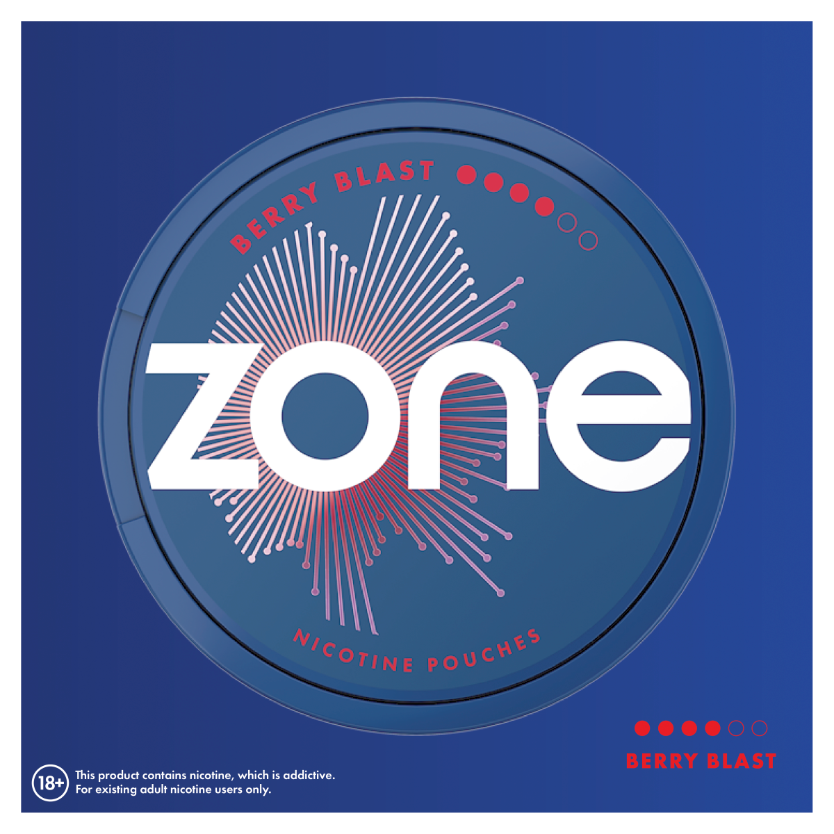 Zone Berry Blast Nicotine Pouches 11mg