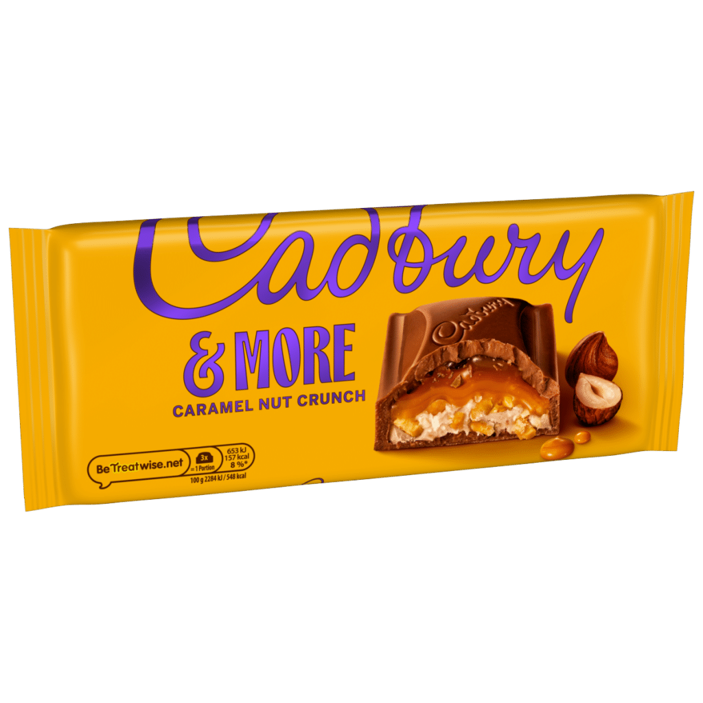 Cadbury &More Caramel Nut Crunch Chocolate Bar 200 g
