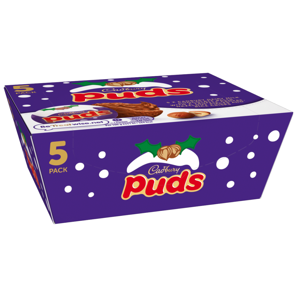 Cadbury Dairy Milk Chocolate Puds 5 Pack Multipack 175 g