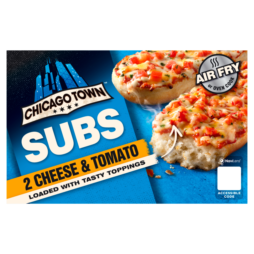 Chicago Town Cheese & Tomato Subs Pizza 2 x 125g (250g)