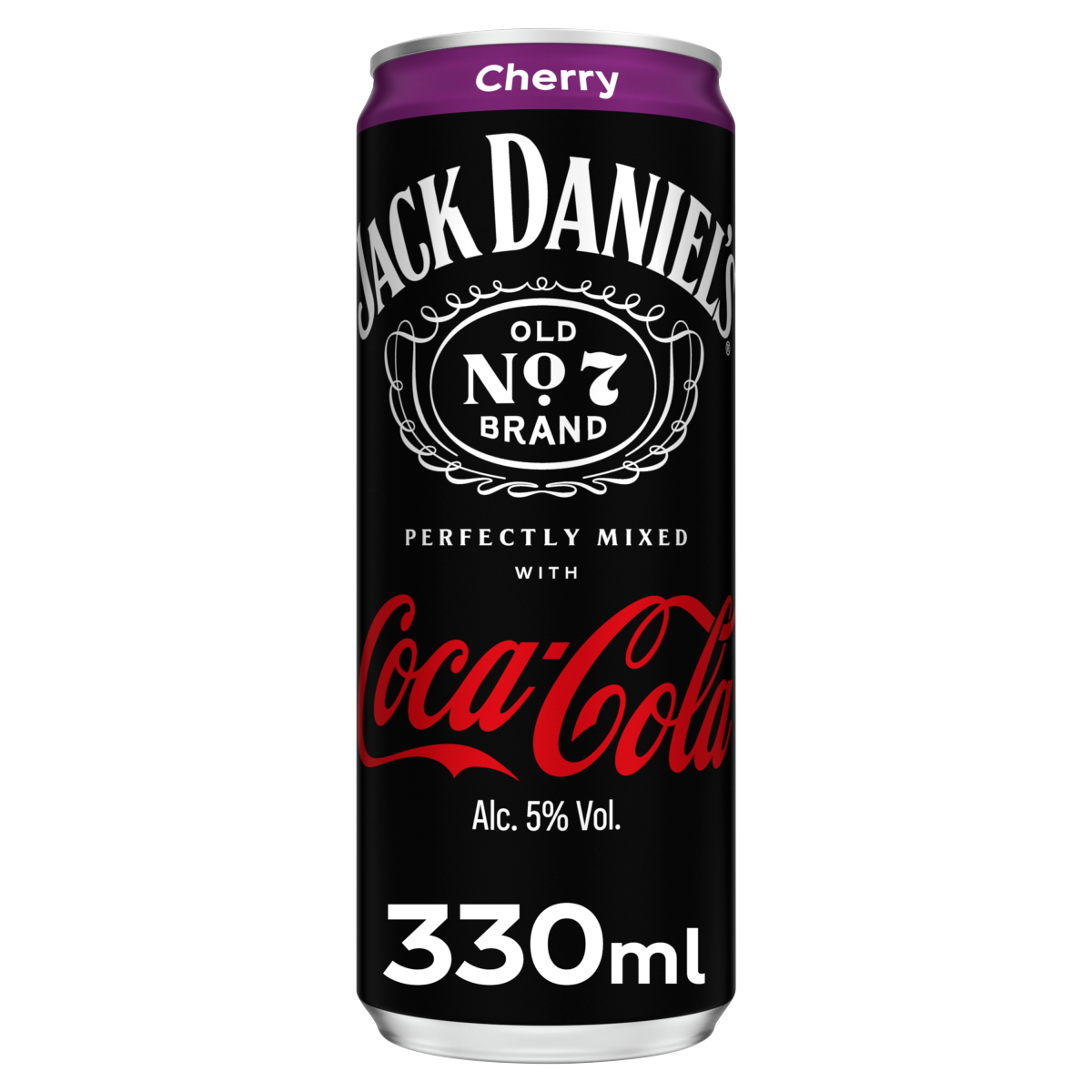 Jack Daniel’s & Coca-Cola Cherry 330ml Pre-Mixed Can