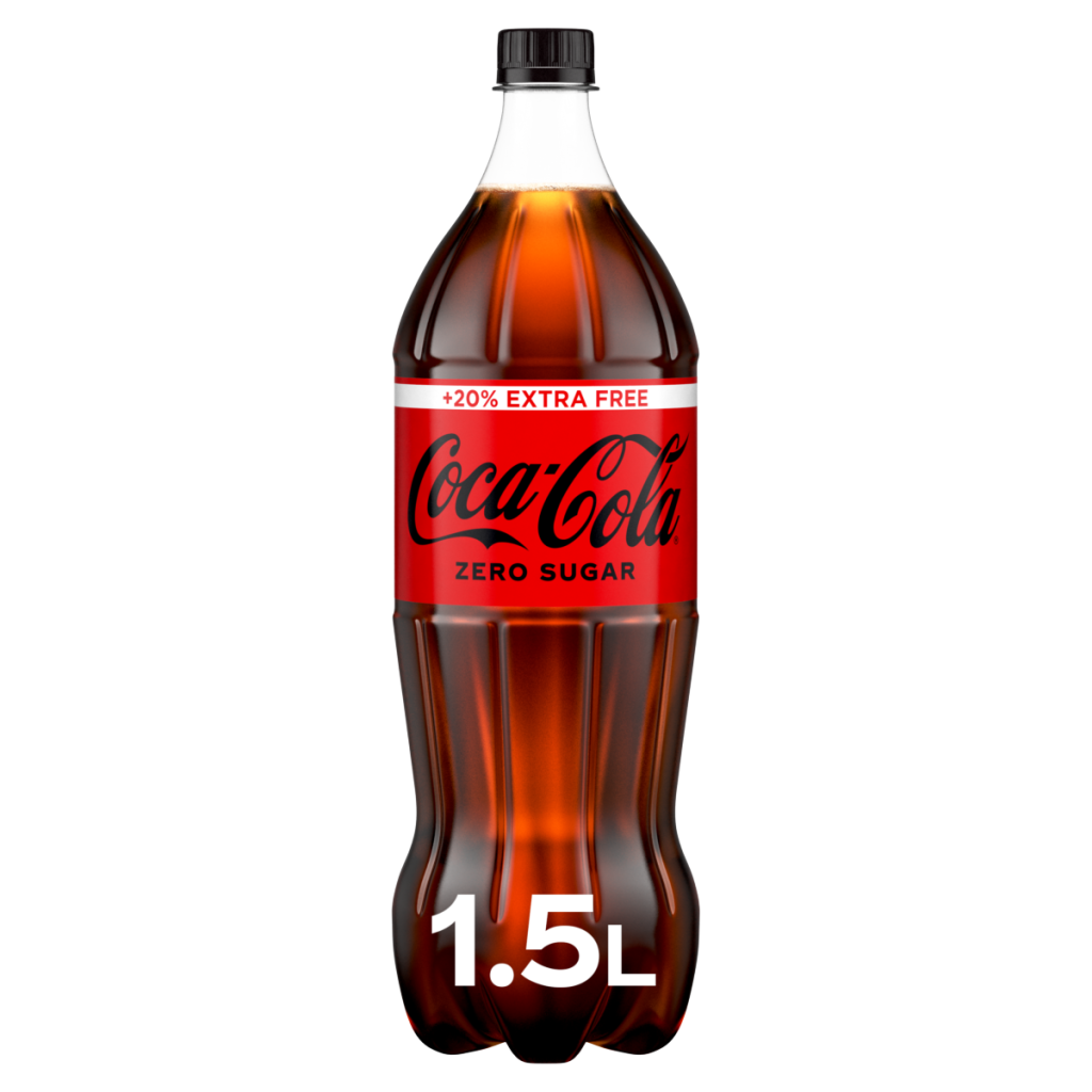 Coca-Cola Zero Sugar (1.25L + 20% Extra Free) 1.5L Bottle