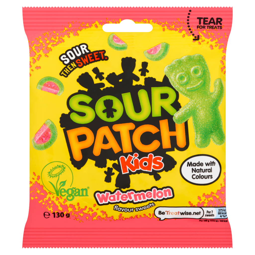 Sour Patch Kids Watermelon Sweets Bag 130g