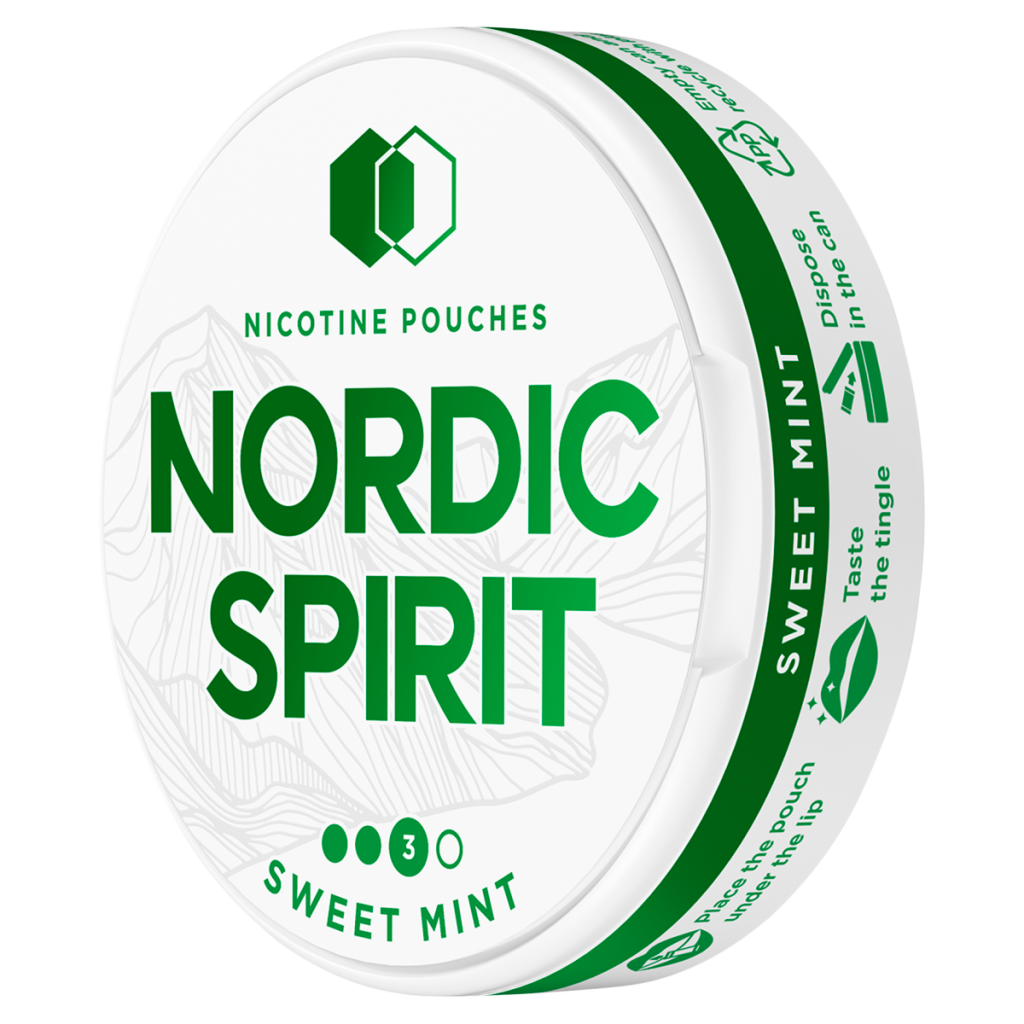Nordic Spirit Sweet Mint Strong Nicotine Pouches