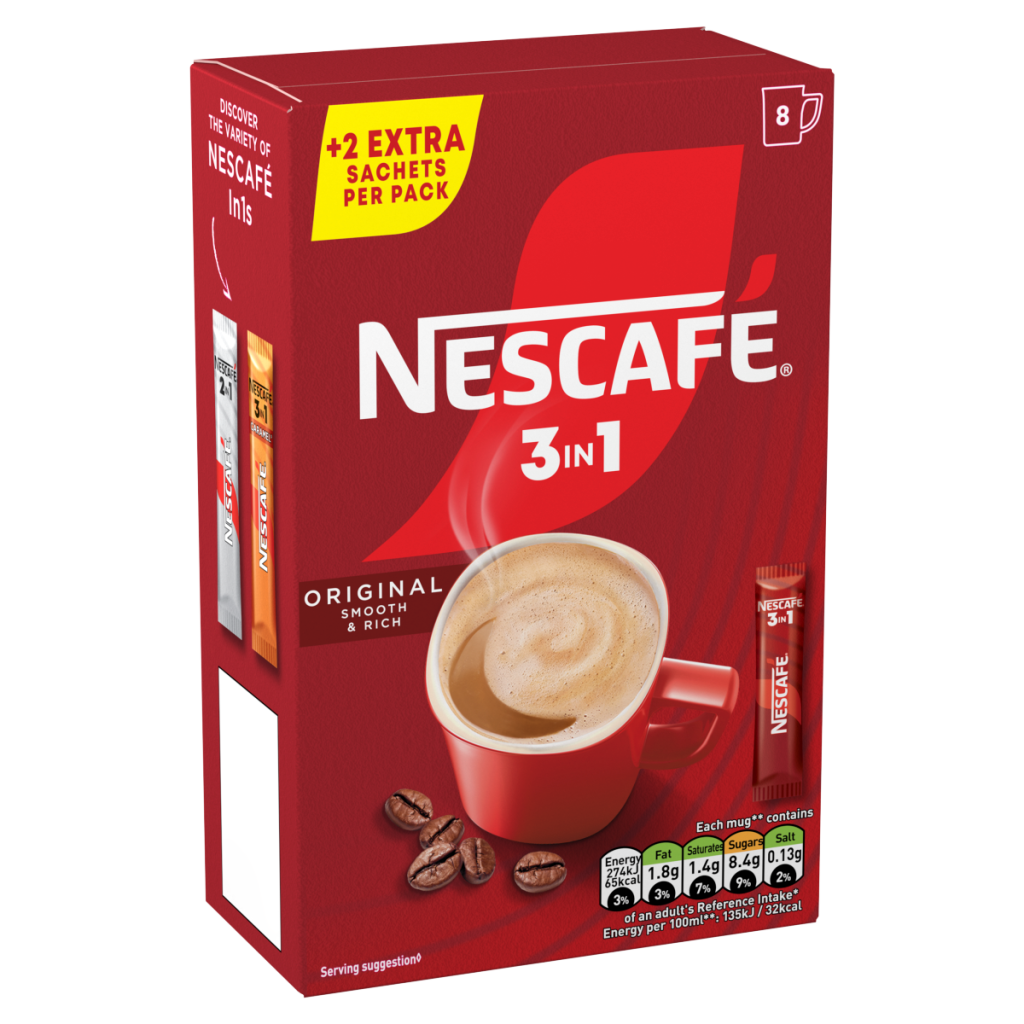 Nescafé 3 in 1 Original 8 x 16g (128g)