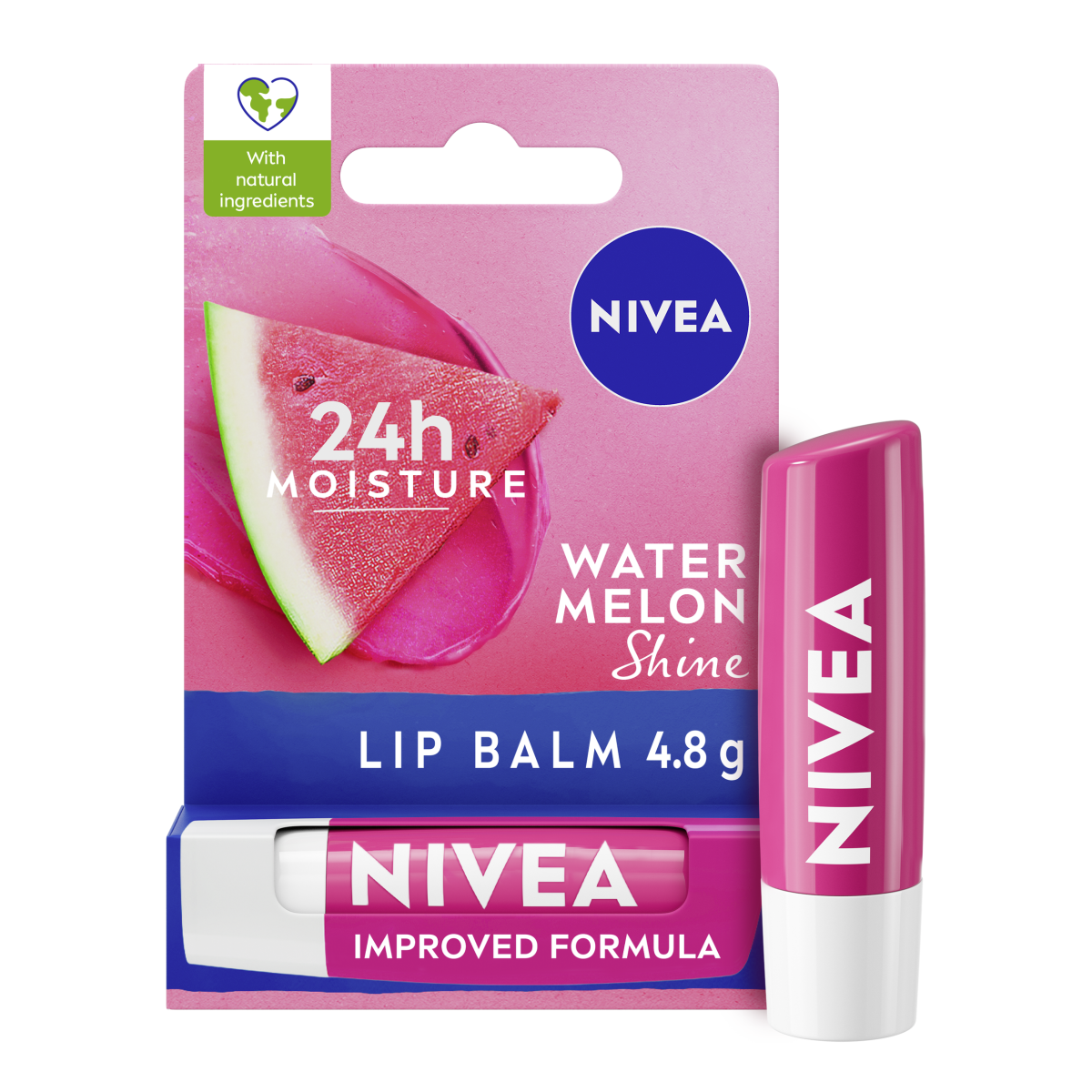 NIVEA Watermelon Shine Lip Balm 4.80g