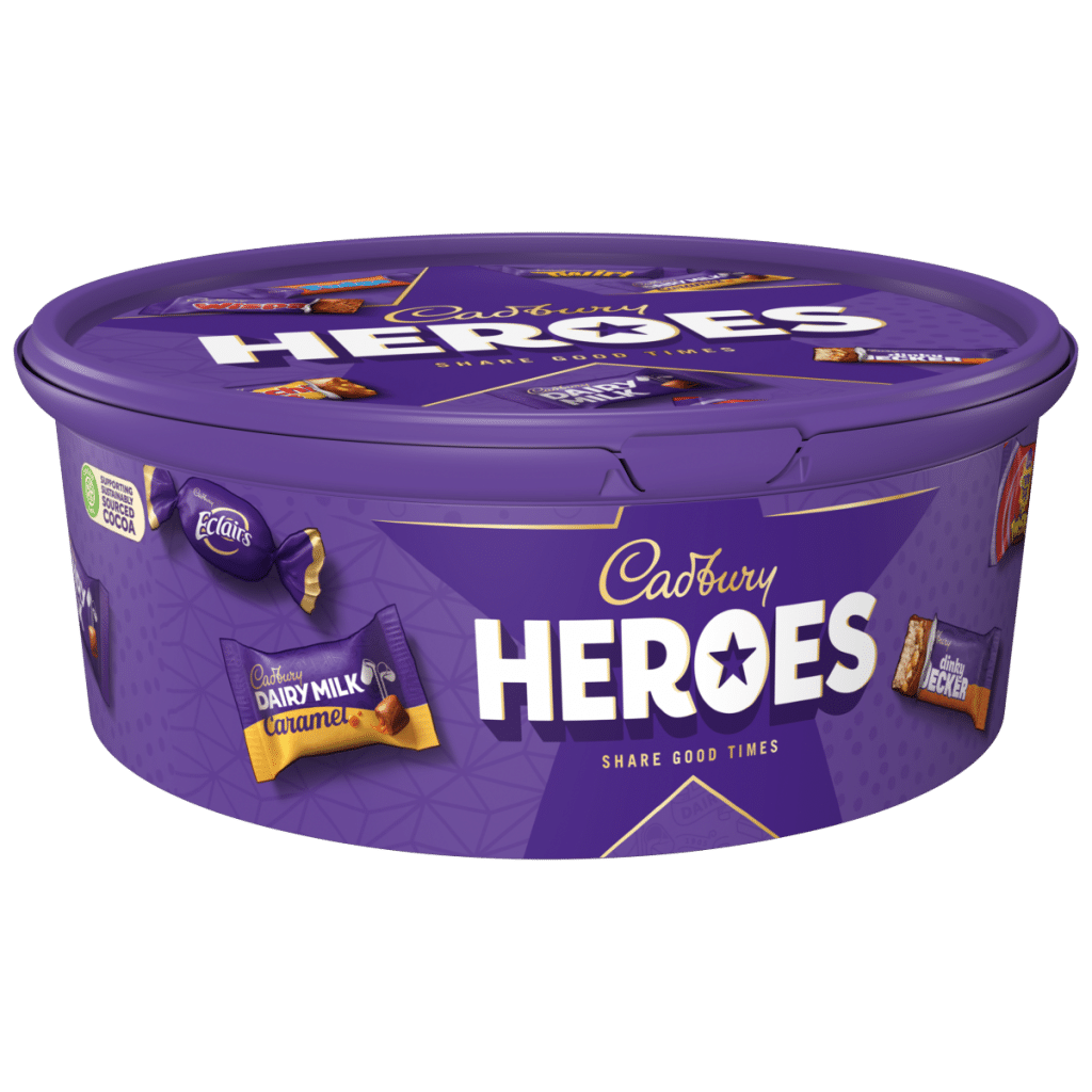 Cadbury Heroes Chocolate Assortment Sharing Tub 550 g